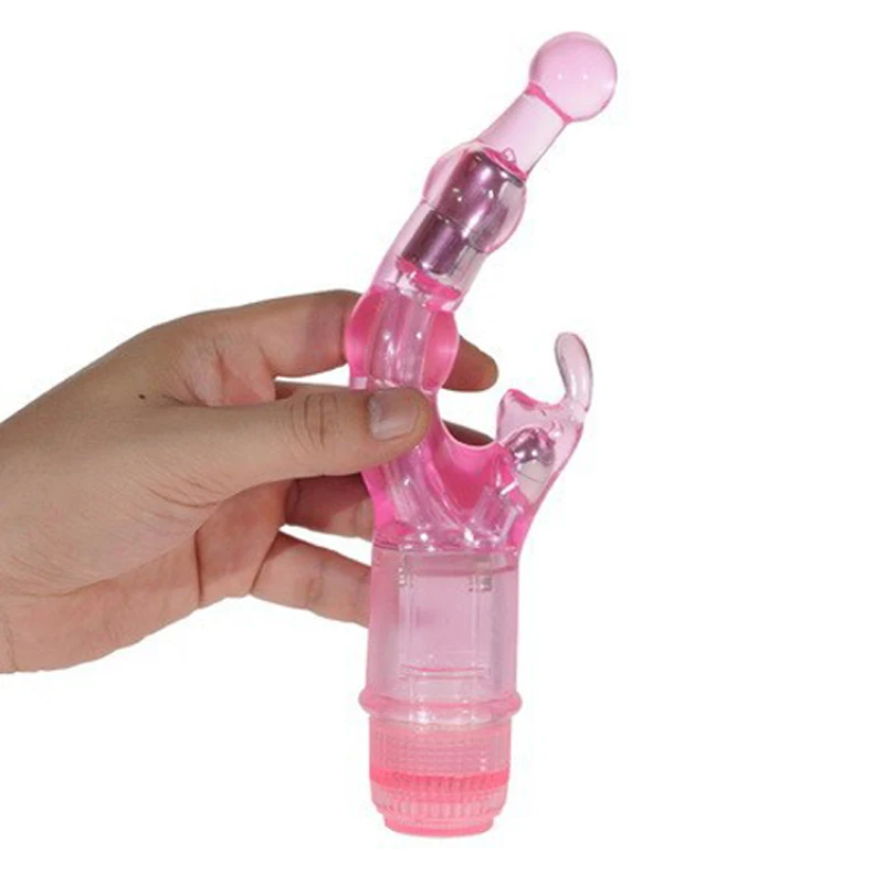 AB001826--New Dual Stimulator Naughty Rabbit Vibrator Waterproof Mute Vibrating G Spot Clitoris Masturbation Vibrator Sex Toy For Femal (4)