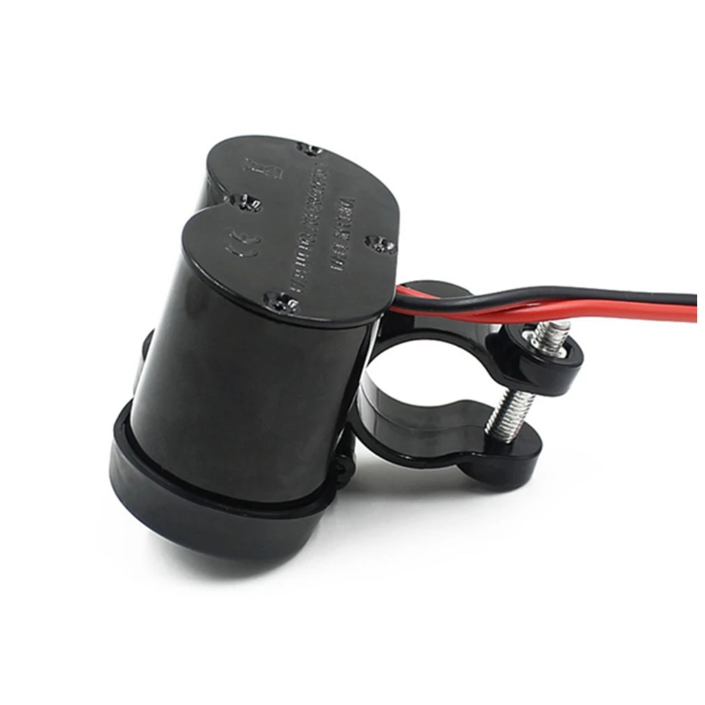 Motorcycle 12V USB Cigarette Charger Lighter Power Port Outlet Socket for Cell Phone