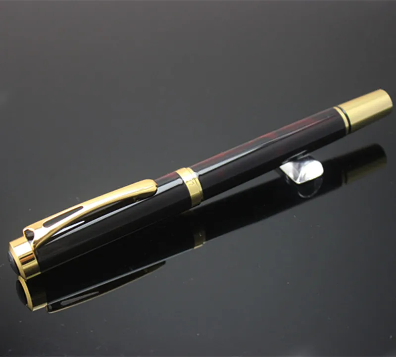Buy DIKAWEN 8013 luxury ink Pen With Golden Trim metal
