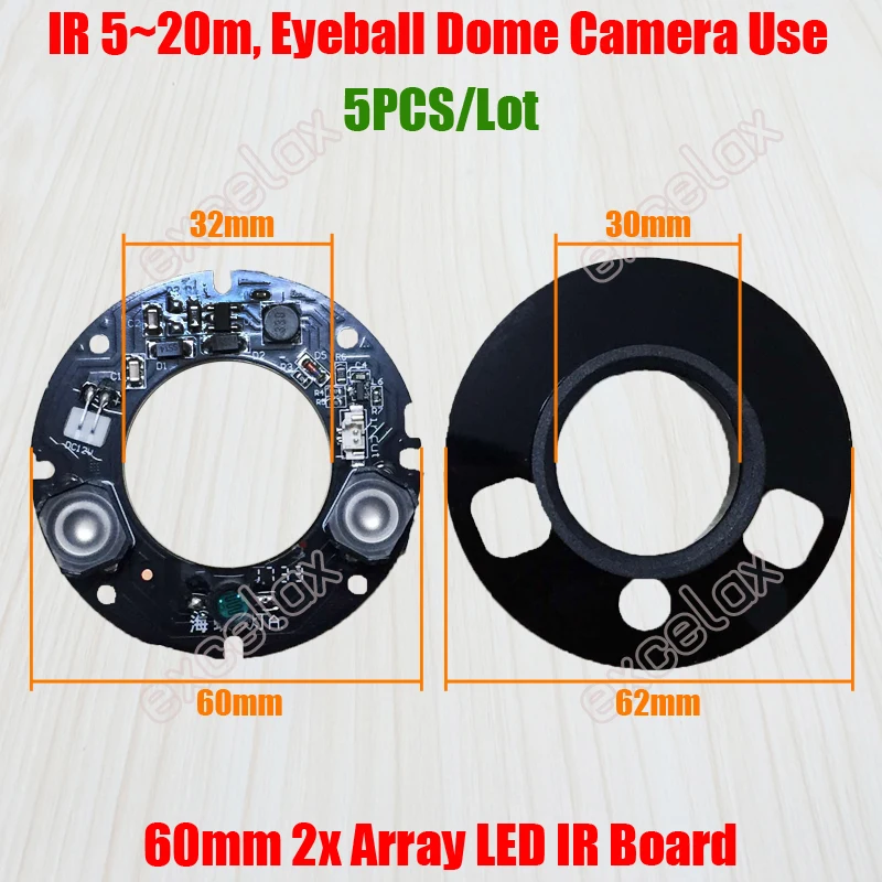 2xLED board for eyeball (1)5pcs