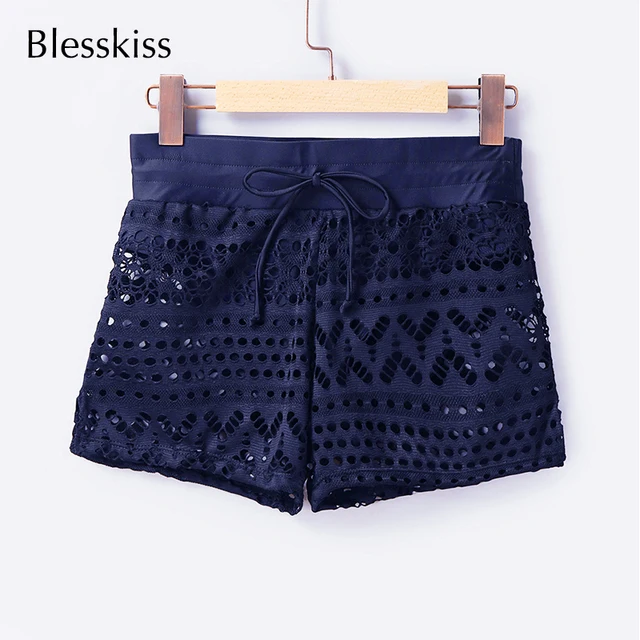 Lace Crochet Beach Swim Shorts 4