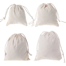 Горячая натуральный хлопок шнурок мешок вещи мешок для стирки одежды отделка шнурок сумки
