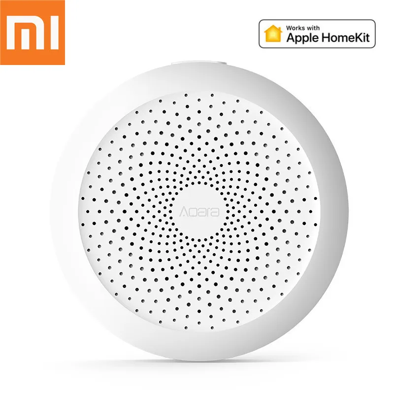 

Original Xiaomi Mijia Aqara Hub Mi Gateway with RGB Led night light Smart work with For Apple Home kit International Edition