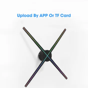 Kopen 1024*1024 wifi app 85cm 3d hologram led fan reclame display
