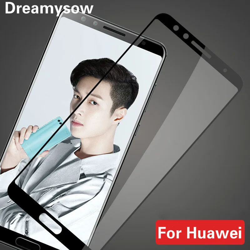 Закаленное стекло 9H 2.5D с полным покрытием защитная пленка для экрана Huawei Nova Lite 2
