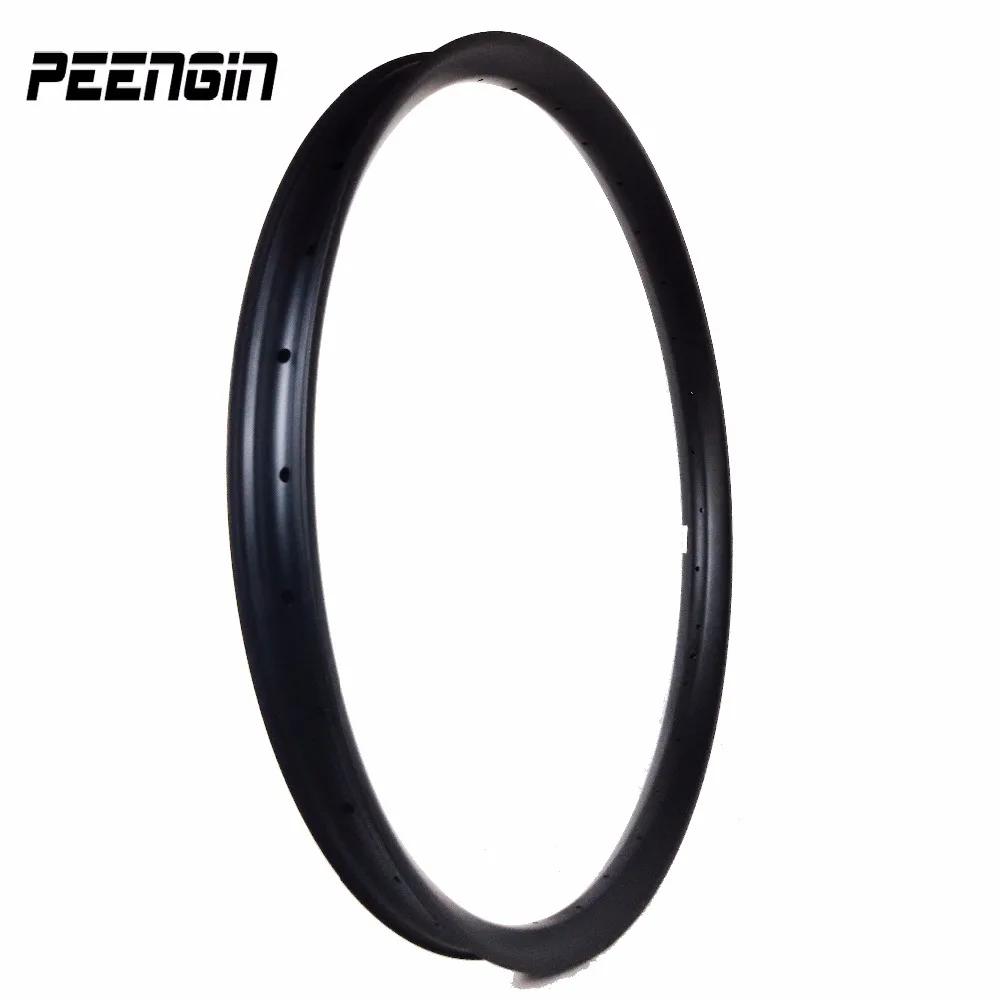 No outer side holes stronger carbon bike wheels clincher 29 bike rim