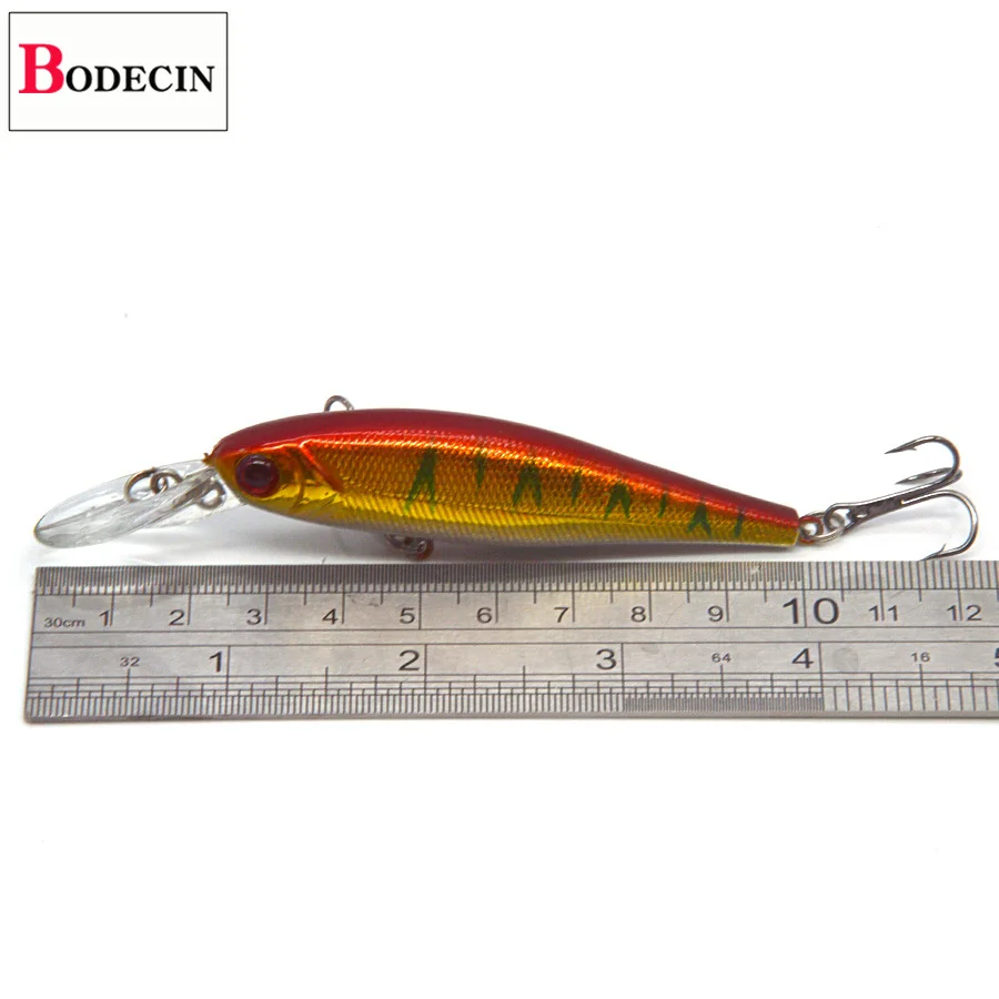 8PCS Artificial Lures For Fishing Supplies China Peche Minnow Wobbler Trolling Trolls Sea Fishing Tackle Plastics Trout Baits (12)