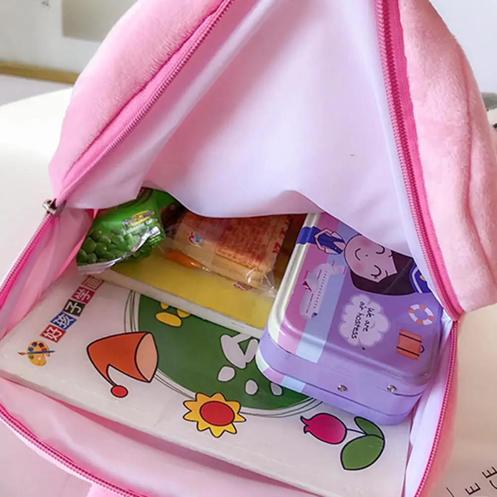 Милые плюшевые рюкзаки с животными из мультфильмов, детские сумки, детский рюкзак с фламинго, единорогом, съемный плюшевый рюкзак на плечо, сумка для детского сада