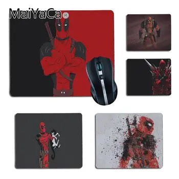 

MaiYaCa Red Deadpool Customized laptop Gaming small mouse pad Size 25x29cm 18x22cm Rubber Mousemats