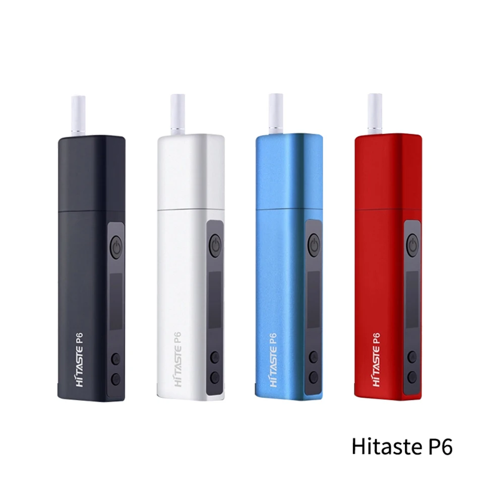 Tanie 2019 nowy oryginalny nie ogień waporyzator Hitaste P6 tytoniu ciepła bez spalania parownik z 3000mah zestaw do e papierosa elektroniczny papieros
