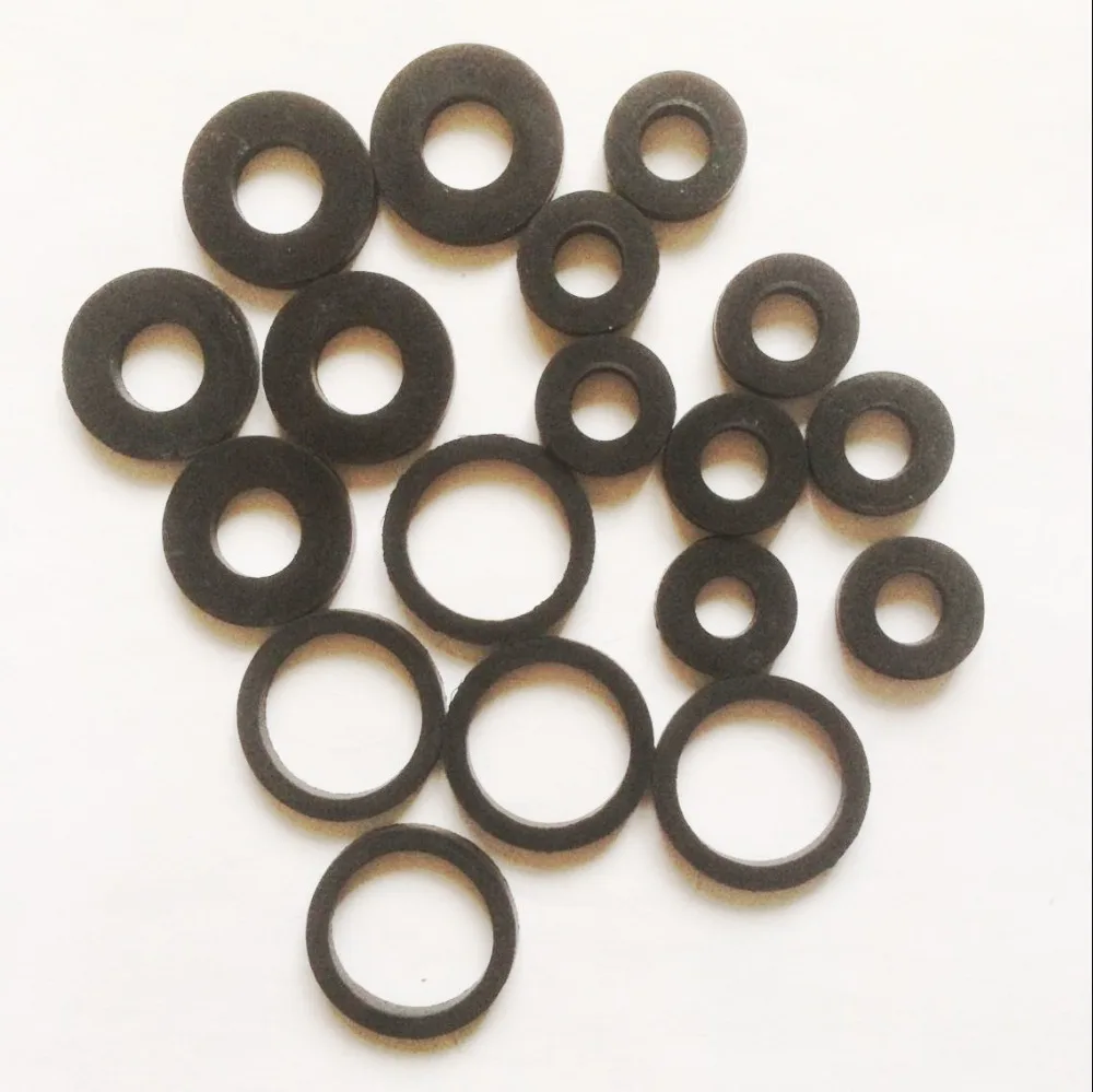 50 PCS النتريل المطاط شقة جوانات NBR النفط واقية يا خاتم جروميت صنبور السباكة فوهة ختم غسالات