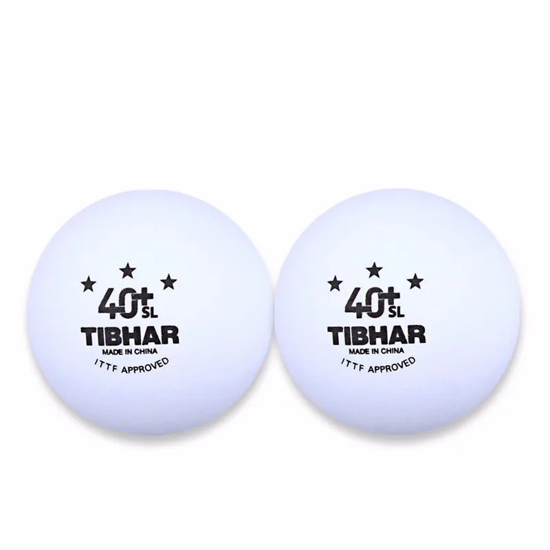 6 шаров/серия TIBHAR 40+ поли 3-Star мячи для настольного тенниса бесшовные Пластик Материал пинг-понг шары Чемпионат Утверждено