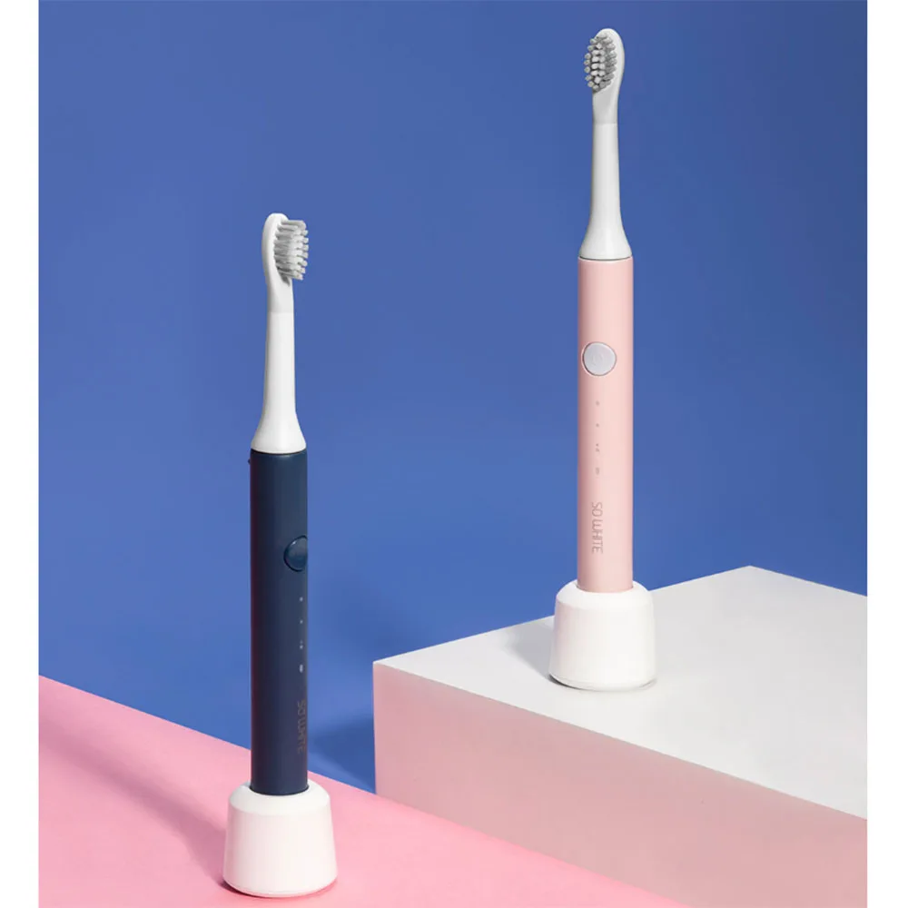 Xiaomi Mijia SO WHITE Sonic электрическая зубная щетка Deep Clean DuPont щетка Индуктивная зарядка акустическая вибрация Чистка IPX7