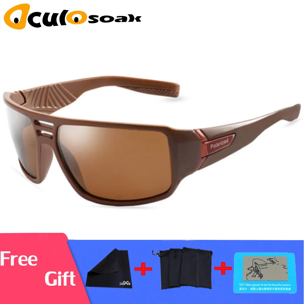 Polarized Sunglasses Men Black Frame Driving Sun Glasses Women Luxury Brand De Sol Gafas Eyewear Accessories Occhiali Ciclismo