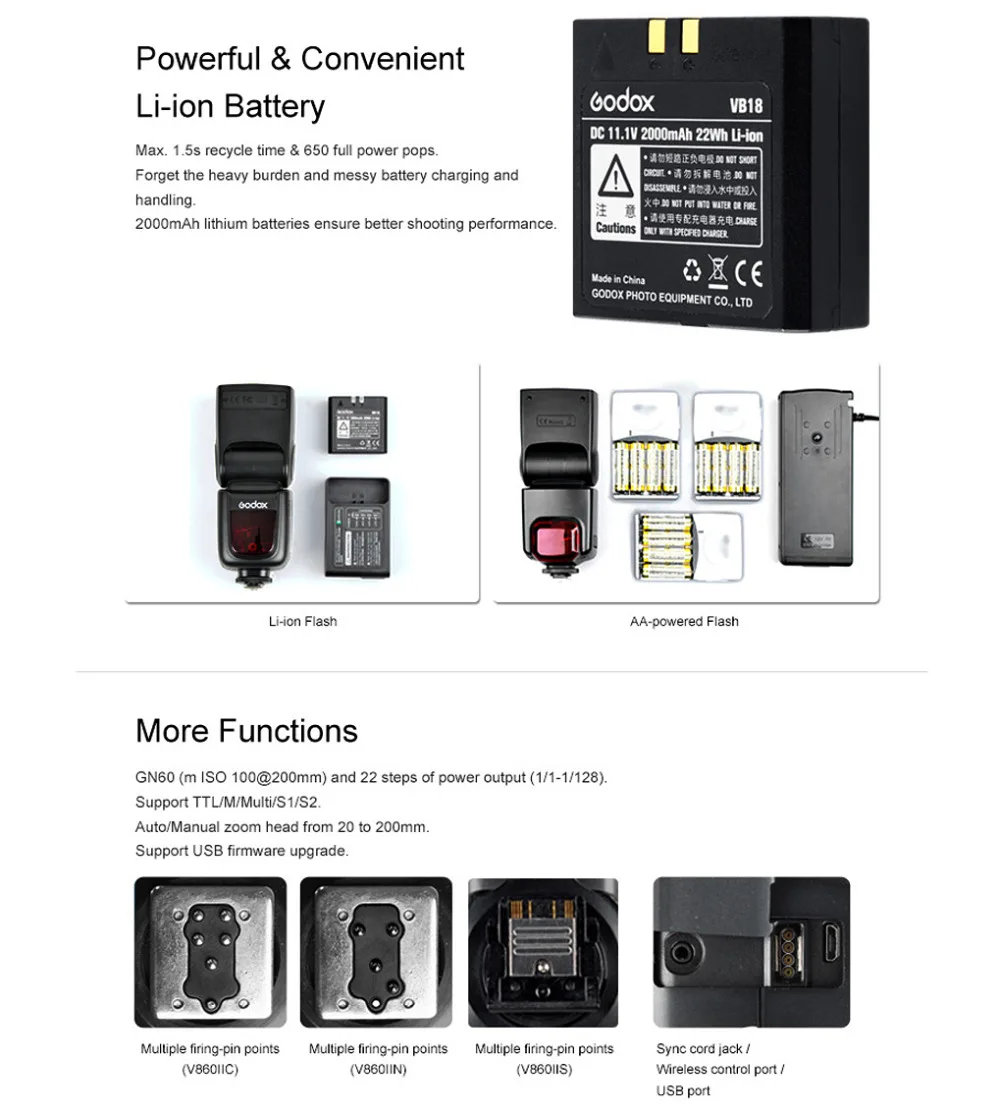 Godox V860II-S ttl HSS 1/8000 S литий-ионный Батарея вспышки Speedlite + X1T-S триггера для sony A7R A7RII A7S a58 A99 A6000 A6300 A6500