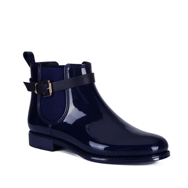 low ankle rain boots