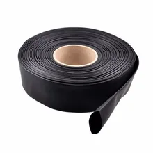 1m PVC Heat Shrink Tubing Black 30 40 46 50 60 70 86mm Wide For Lipo