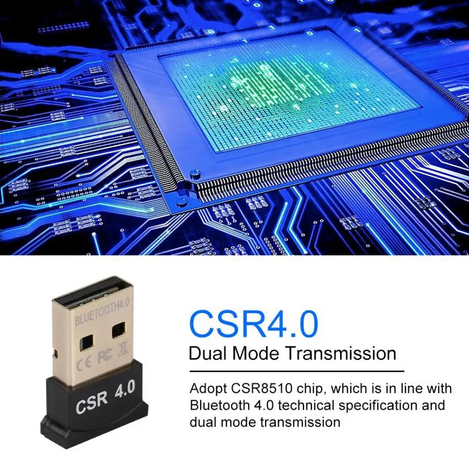 CSR4.0 мини USB Bluetooth адаптер Wiress, использующими стандарт приемник для Windows Мышь клавиатура Bluetooth гарнитура