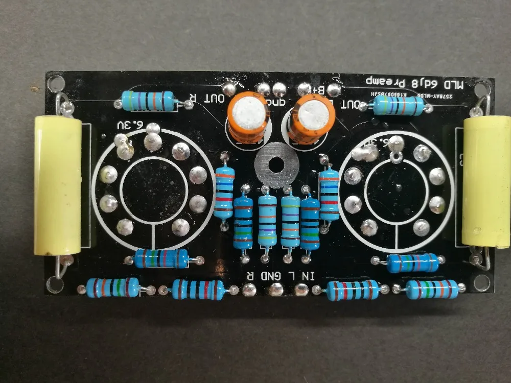 6DJ8/6N11/E88CC/6922 Tube Buffer Pre amplifier Preamp board DC 0 265V 0