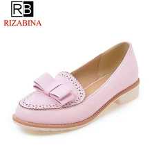 RizaBina Women High Heel Pumps Ladies Slip On Bowknot Solid Color Shoes Women Daily Vacation Retro