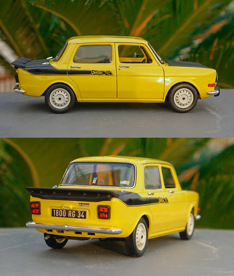 Изысканный подарок 1:18 NOREV Simca модель автомобиля из сплава, высокая имитация литого металла Расширенная Ретро модель автомобиля