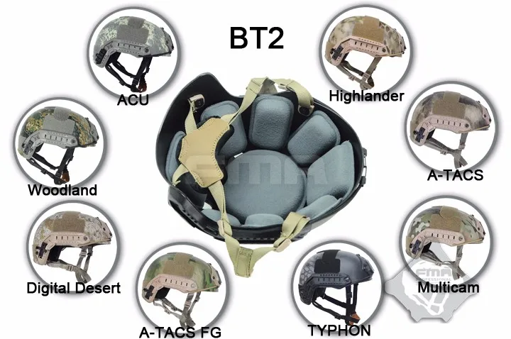 FMA Баллистических Шлем tb957-bt2 серии простой вариант камуфляж цвет Охотничьи Кепки