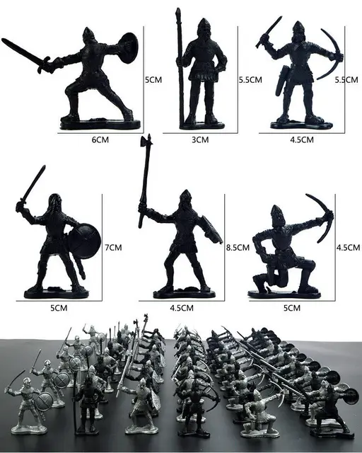 58X Children fight against playset Toys Rome soldiers And War Horses Ancient Rome Dolls 5-9cm(2.5
