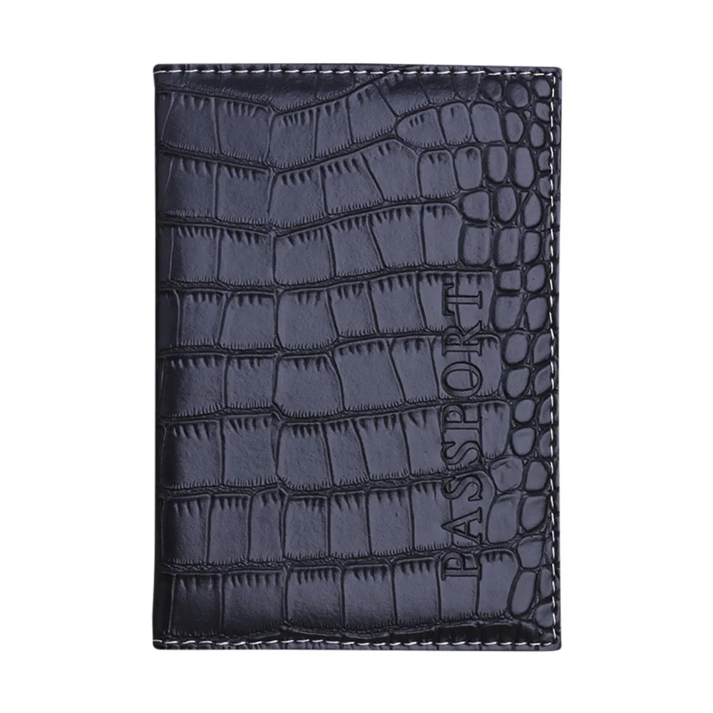 

9 Color Fashion Solid ID Holder Unisex PU Leather Business Passport Holder Protector Soft Passport Square Cartas Pokemon Sac
