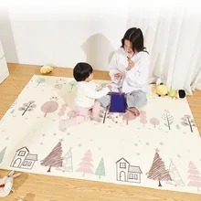 Детский коврик для лазания, утолщенный, экологически чистый, складной, для ползания, развивающий коврик, для гостиной, дома