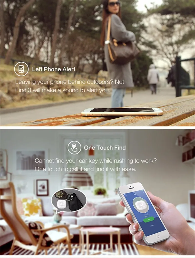 Nut 3 мини смарт-трекер Nut3 Bluetooth Смарт-Искатель анти-потеря сигнализации напоминание о потере тег Itag детский искатель gps локатор