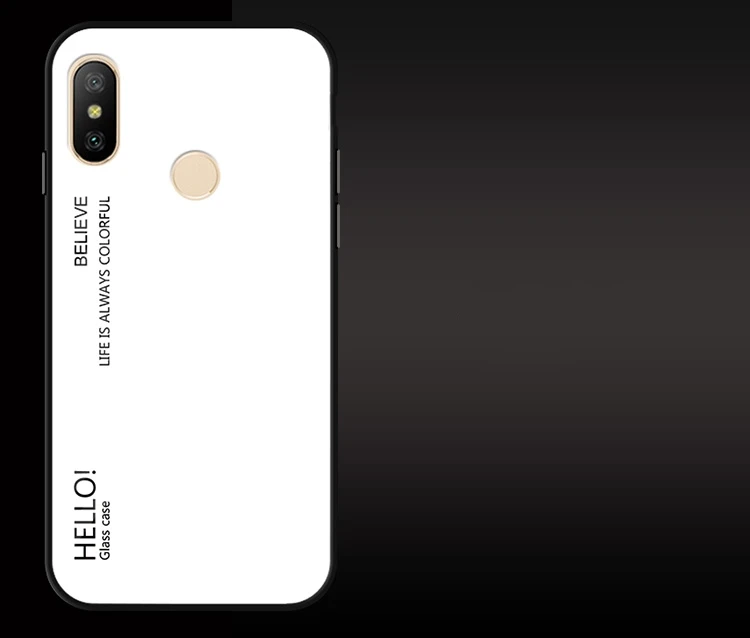 Tempered Glass Case for Xiaomi Redmi Note 6 5 Pro Note 4 4x Redmi 6 Pro 6A S2 Cover Gradient Case for Xiaomi Redmi 5 Plus Note 5A Prime  (13)
