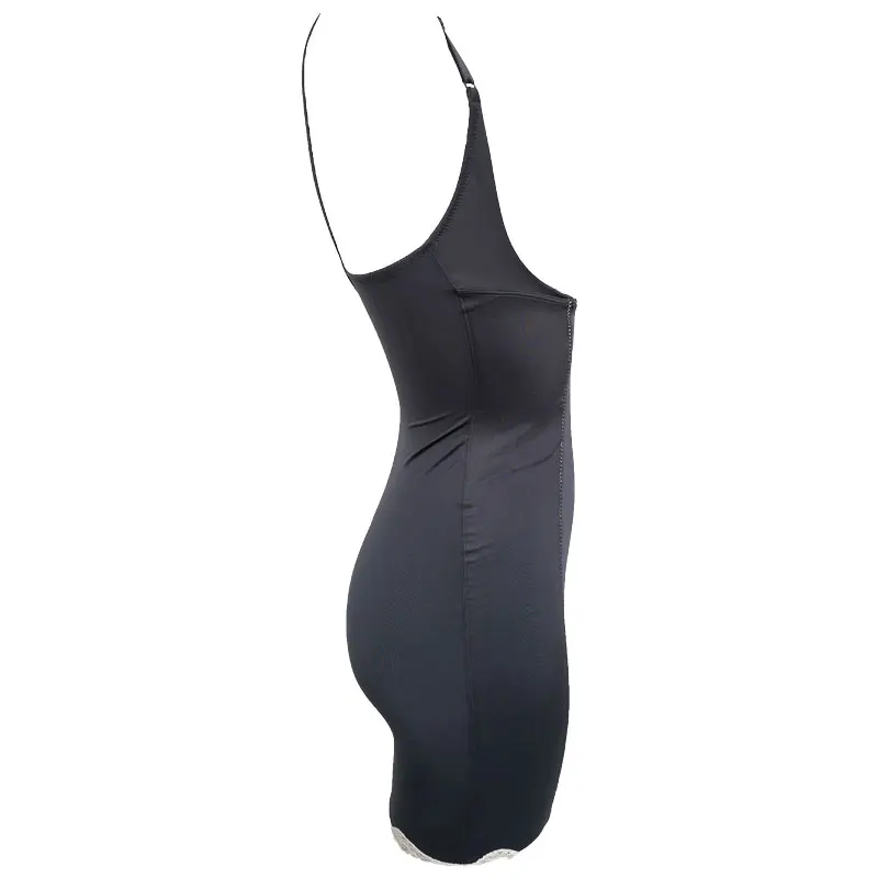 Spaghetti Strap Lace edge Cupless Sexy Women Tummy Control Slip Female Body Shaper Slimming Waist Trainer Full Slips SLA028