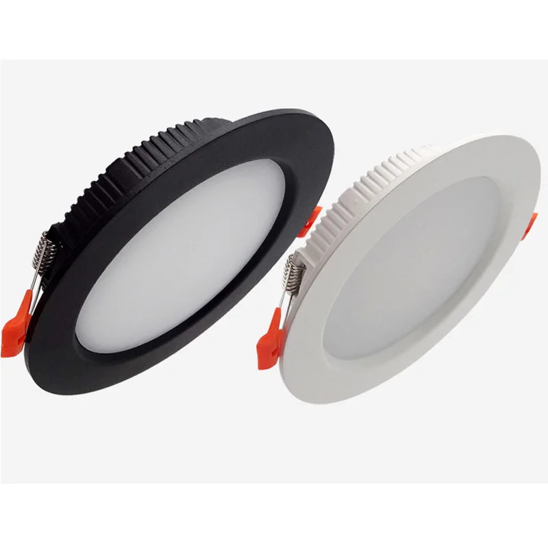 AC220V LED Downlight Thick aluminum 3W 5W 7W 9W 12W 15W Recessed LED Spot Lighting Bedroom Kitchen Indoor Led Downlight Lamp Led Spotlight Led Downlight