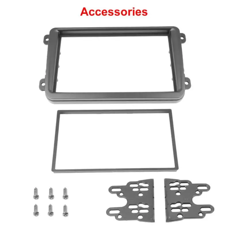 Панель фасции 2 Din Автомобильная радиорамка стерео dvd-плеер Установка отделка панель комплект для touran CADDY Passat гольф Tiguan T5 Multivan 2009