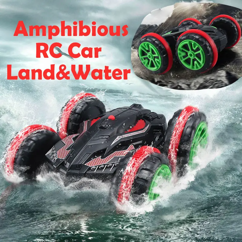 Speedcross Дистанционного Управления Автомобилем Дрейф Земли и Воды С 360 спины/Сальто