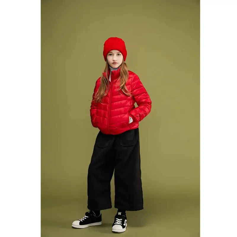 

2019 Newest Wholesale Winter Children Hooded Warm Down Jacket 90% White Duck Down Coat Modis Kids Clothes Down Jacket Y1751