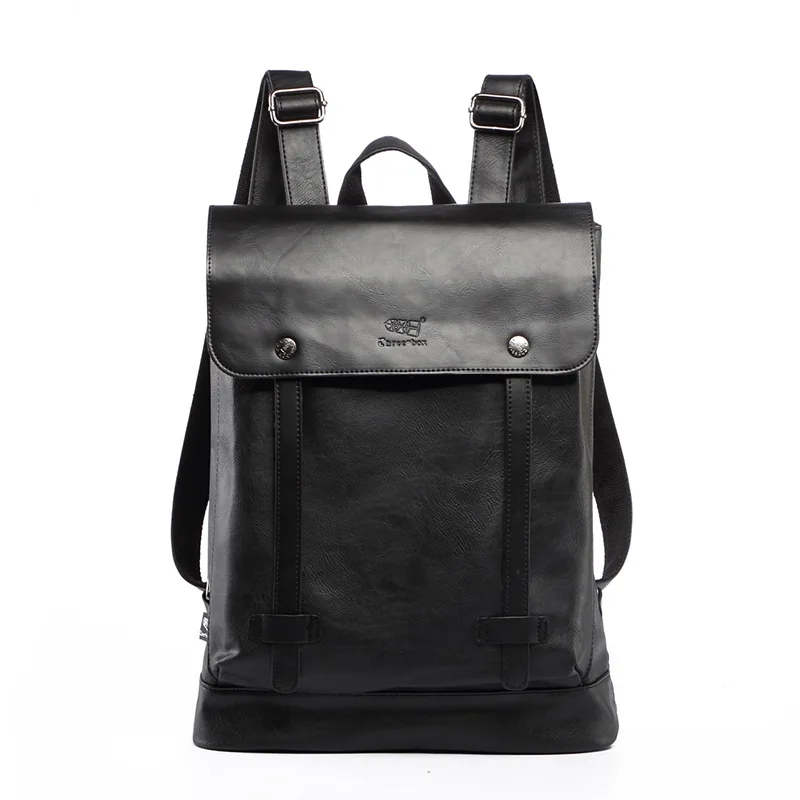 Three-box Brand Men's Large Capacity Laptop Backpack For Travel Casual Men Daypacks Leather Travle Backpack Male Mochila