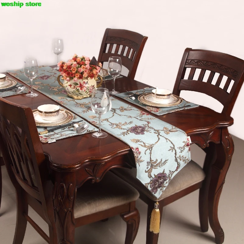 High end fashion Cloth art custom Chinese style classical Table flag Table flag The bar of the flag cover