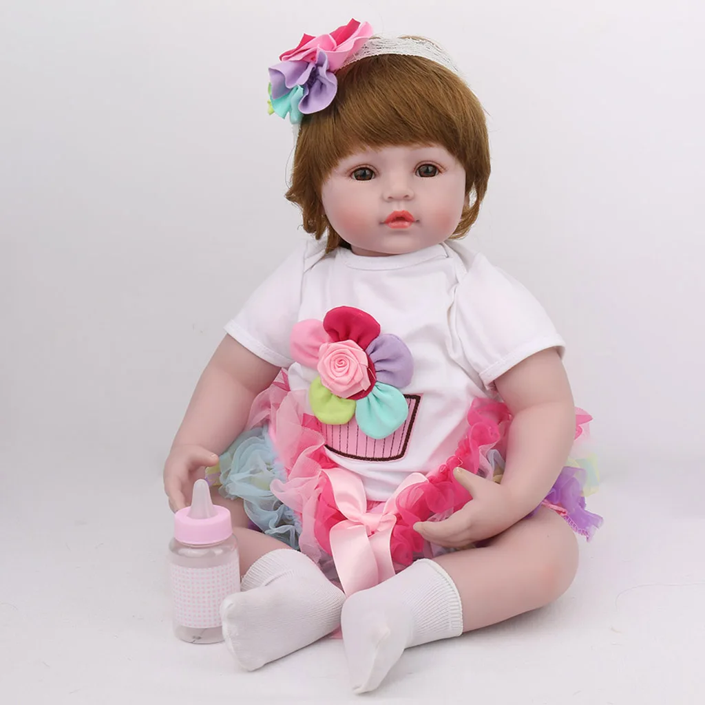 Кукла Reborn Real Touch 20 дюймовая кукла для новорожденных Детская детская игрушка