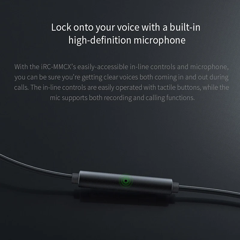 FIIO iRC-MMCX Earphone Cable made for iPhone 7