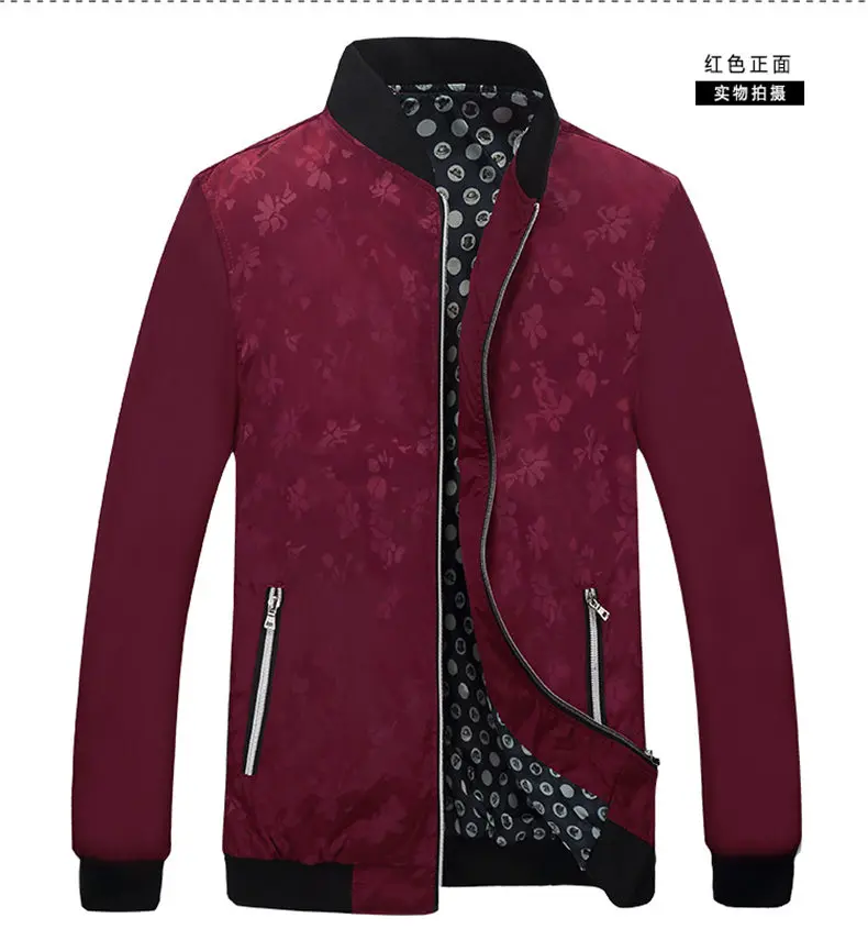 Plus Size 5XL Spring Jacket Men Summer Autumn Men jacket Coat Male Stand Collar Fashion Style Flight Jacket Chaqueta Hombre 2019 7