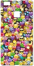 Printed Funny Emoji Plastic Hard Cell Phone Cover For Huawei Honor 6 7 6X Ascend P6 P7 Mini P8 P9 Lite Mate 7 8 Mobile Case