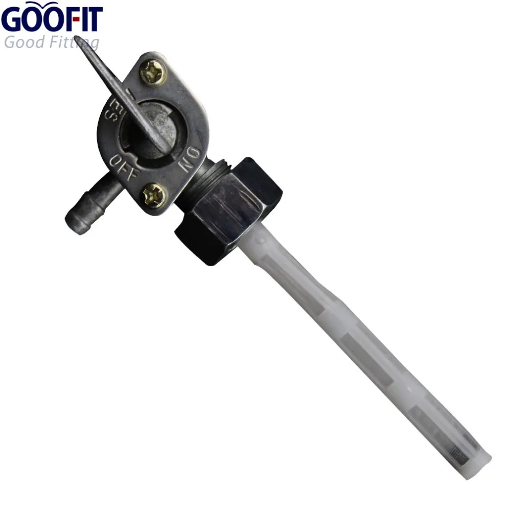 GOOFIT топливный кран в пределах зубов переключатель спускного крана для 50cc 70cc 90cc