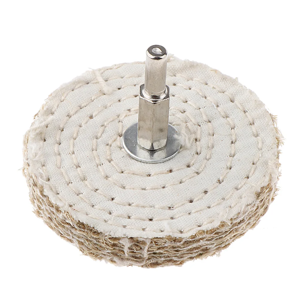 1 Piece -Assorted Linen Polishing Grinding Buffing Wheel Brush for Polisher Machine Replacements /Accessory