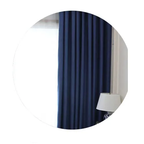 Современные Простые Стильные Модные королевские синие мягкие Искусственные льняные занавески на окна для гостиной спальни Индивидуальный размер - Цвет: royal blue curtain
