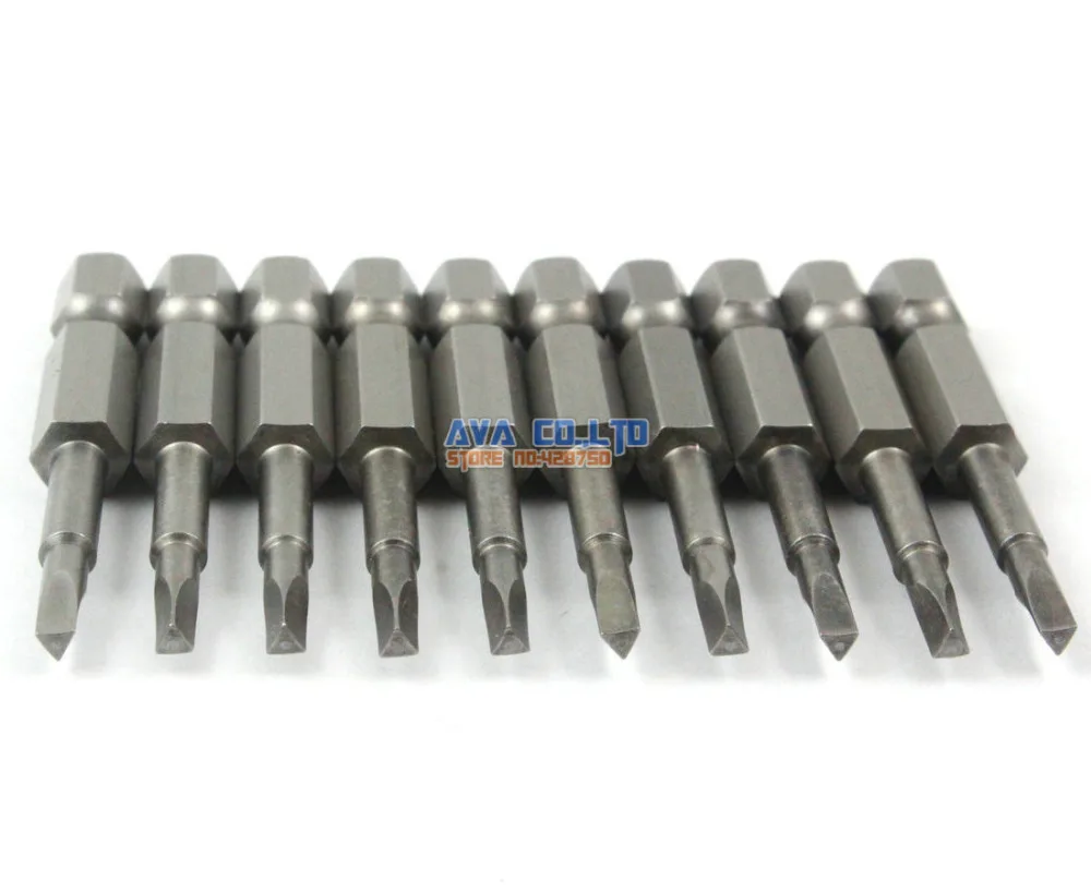 

10 шт., магнитная треугольная отвертка 2,3 мм, S2 сталь, 1/4 "шестигранный хвостовик, длина 50 мм