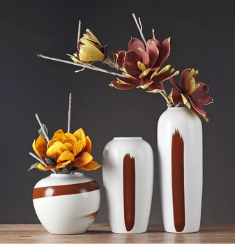 

Modern minimalist creative ceramic vase living room fashion dining table TV cabinet hotel home soft decoration ornaments
