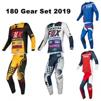 Luckyier Fox 2019 Jersey กางเกง Combo 180 ชุดเกียร์ Motocross ชุด Off-Road Racing MX ATV เสื้อผ้ากางเกงเสื้อ