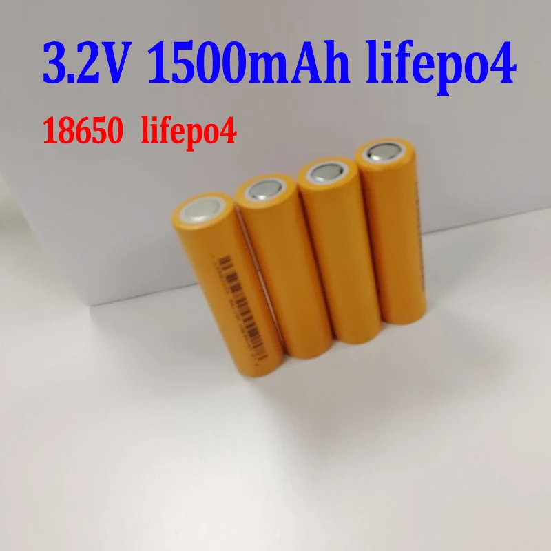 

brand 3.2v 18650 LiFePO4 1500mAh battery high drain 10A cells for diy 12v 6v 7Ah 6Ah 10Ah 20Ah Children's toy car light inverter
