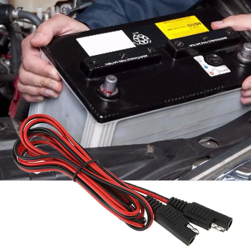 

1pcs 2M SAE Connector 10A Male To Female Plug Automotive Extension Cable Adapter Cord Quick Disconnect Release Wire Harness